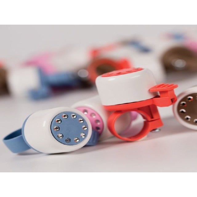 Widek bel bling-bling op kaart wit en pastelkleur assorti