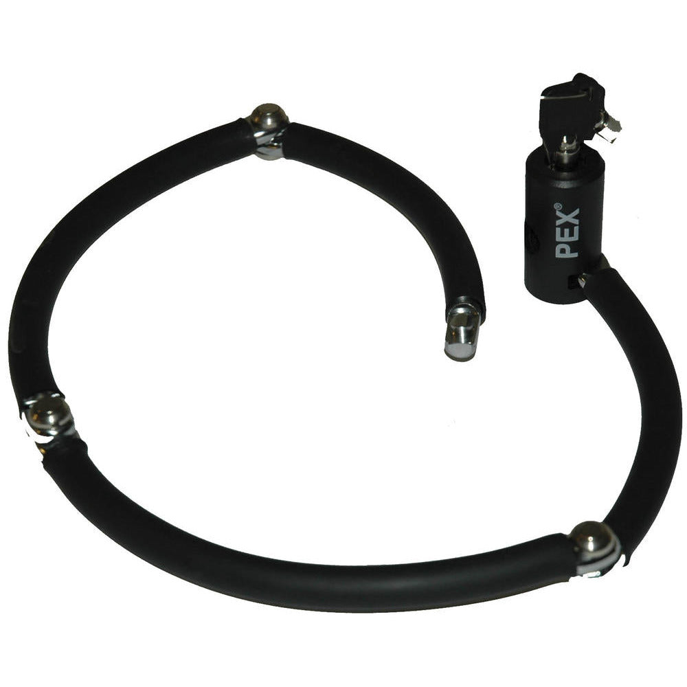 Pex scharnierarm slot zwart 72cm