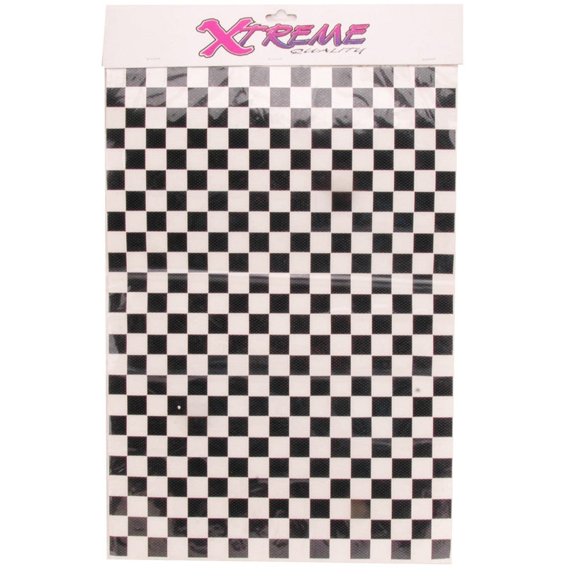 Diverse stickerset blokvlag carbon