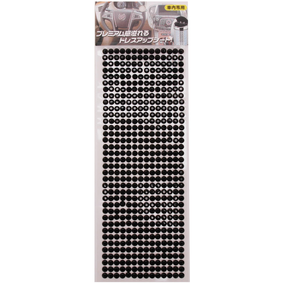 Diverse sticker crystal zwart