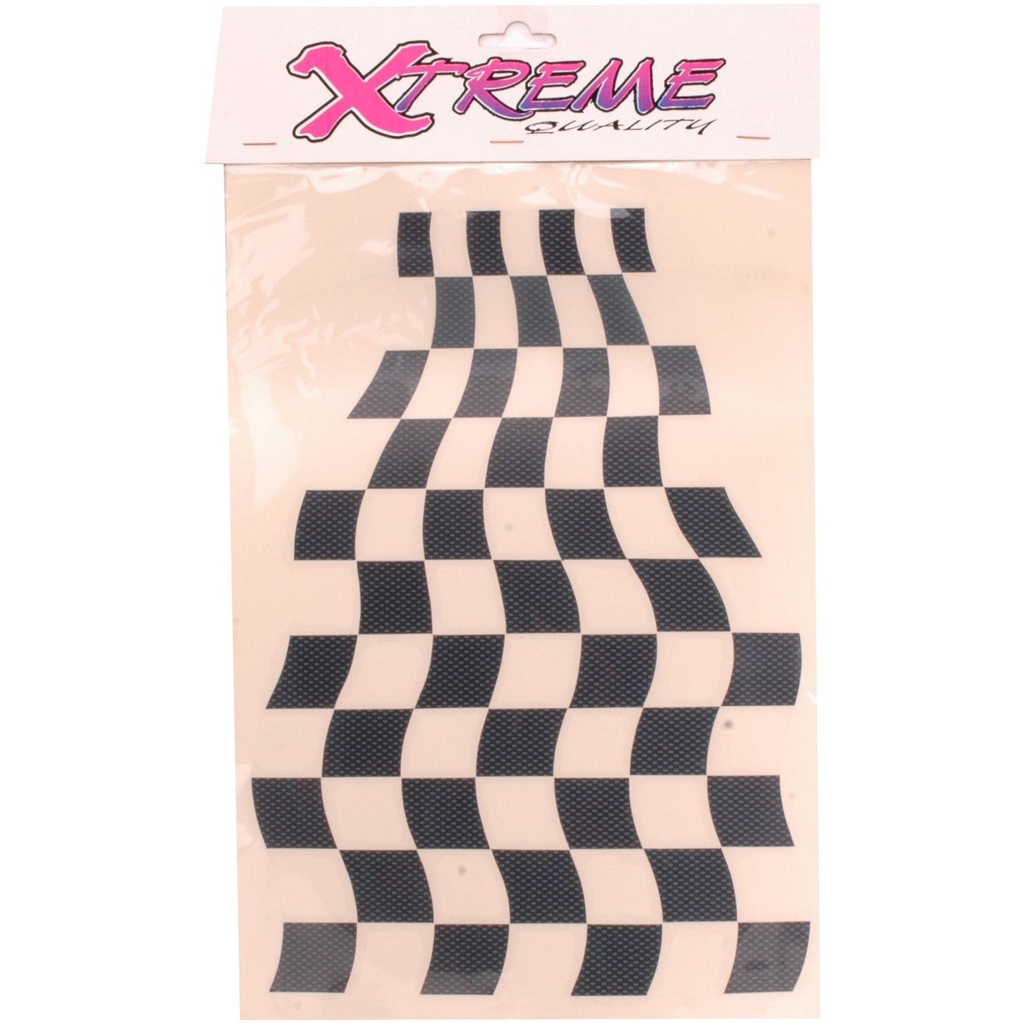 Diverse stickervlag wave carbon