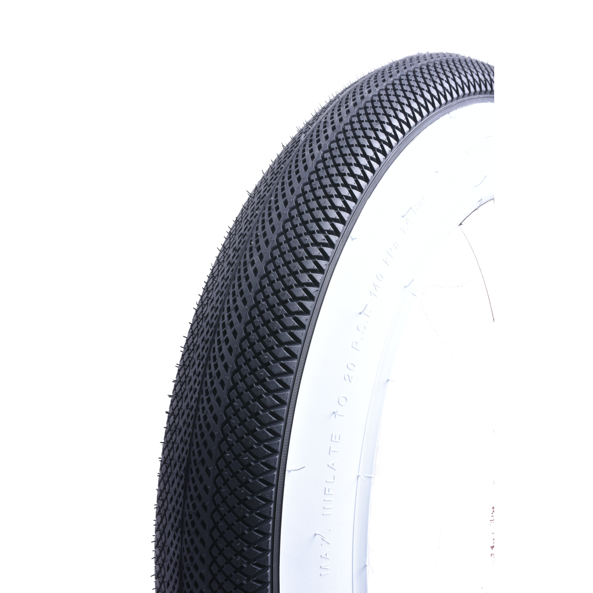 Diverse buitenband white wall 20x4.00 | fatbike street