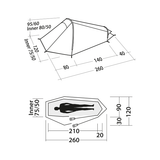 Easy Camp Geminga 100 Compact tent - afbeelding 2