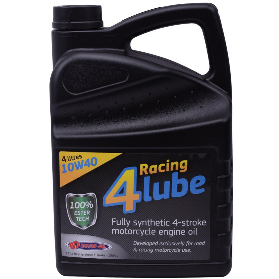 Bo motor oil motorolie bo racing 4 lube 10w-40 synth ester (4l)