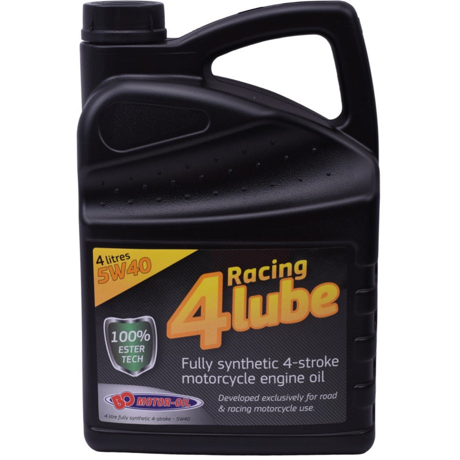 Bo motor oil motorolie bo racing 4 lube 5w-40 synth ester (4l)