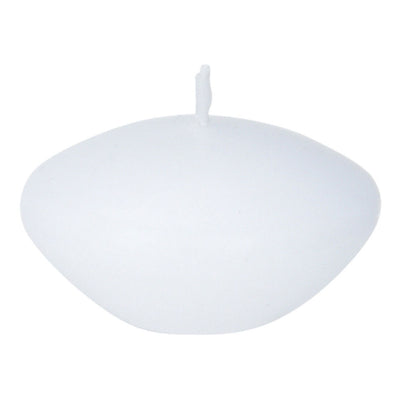 Drijfkaarsen Wit 2cm, 10st.