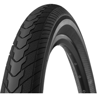 Duro besv easy ride buitenband 20x1.95 50-406 zwart reflectie