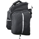 Topeak Dragertas MTS Trunkbag DXP Zwart, 22.6L, klittenband, waterbestendig, bidonhouder - afbeelding 1