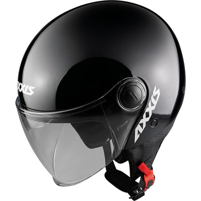 Axxis Helm Square Solid Glans Zwart XS