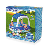 Bestway Familiezwembad met Zonnescherm Zeekapitein, 213x155x132cm - afbeelding 2