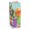 Kunststof Drinkbeker met Rietje 387ml, 6st.