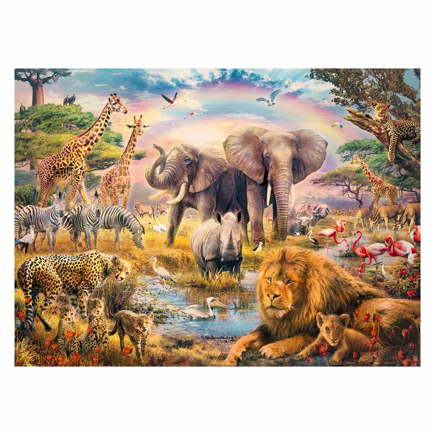 Ravensburger Afrikaanse Savanne Legpuzzel, 100st. XXL