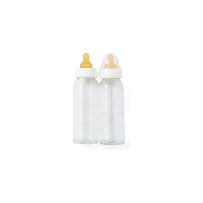 Hevea Glazen zuigflessen 240ml