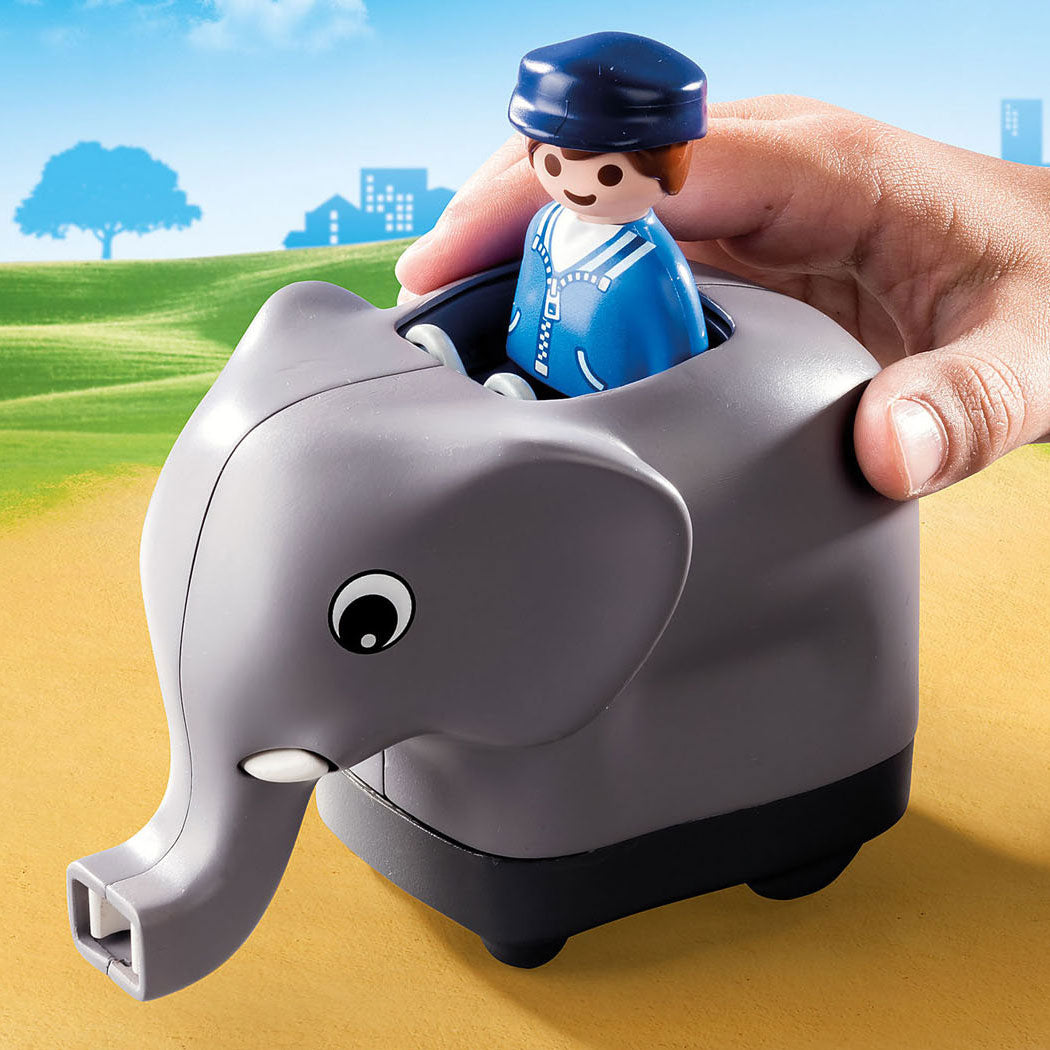 Playmobil 1.2.3. Dierentrein 70405