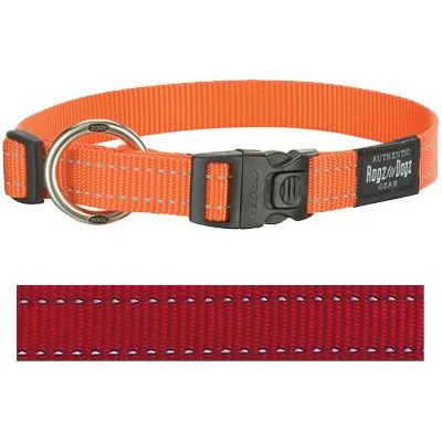 Rogz for dogs Fanbelt halsband rood