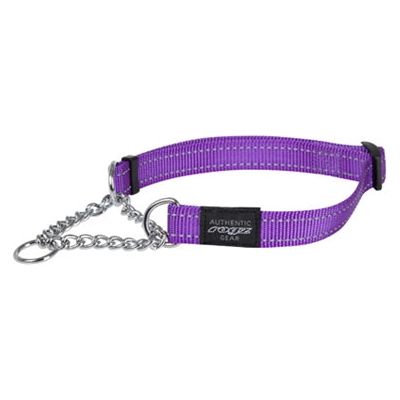 Rogz for dogs Fanbelt halfslip halsband paars