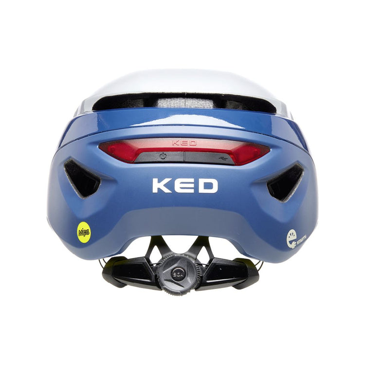 Ked Fietshelm Mitro UE-1 M (52-58cm) Blauw Wit