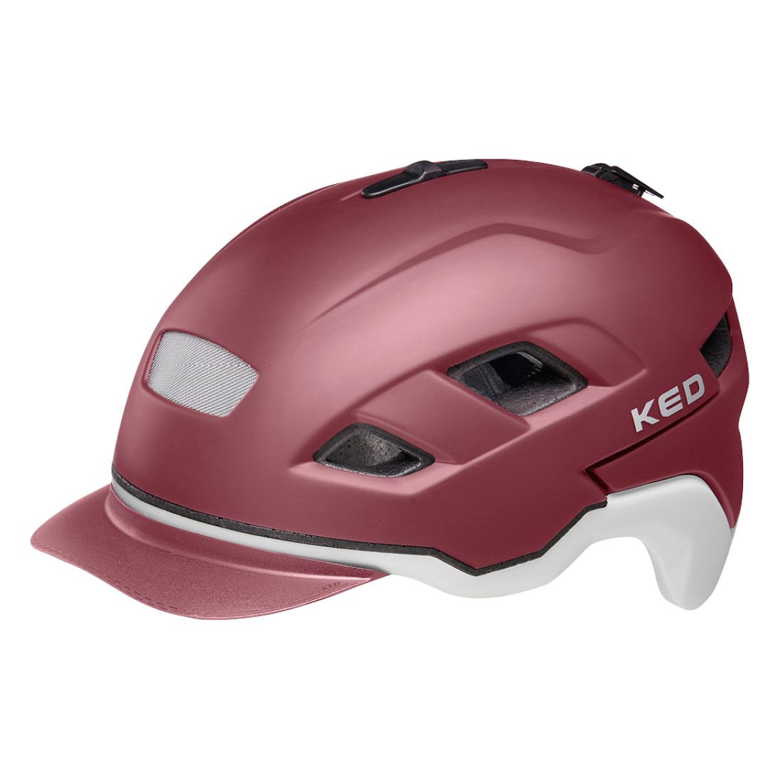 Fietshelm KED Berlin L (56-61cm) - merlot ash matt