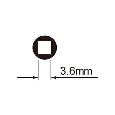 IceToolz Spaaknippelsleutel 12D3 voor 3,6 mm (vierkante nippels)