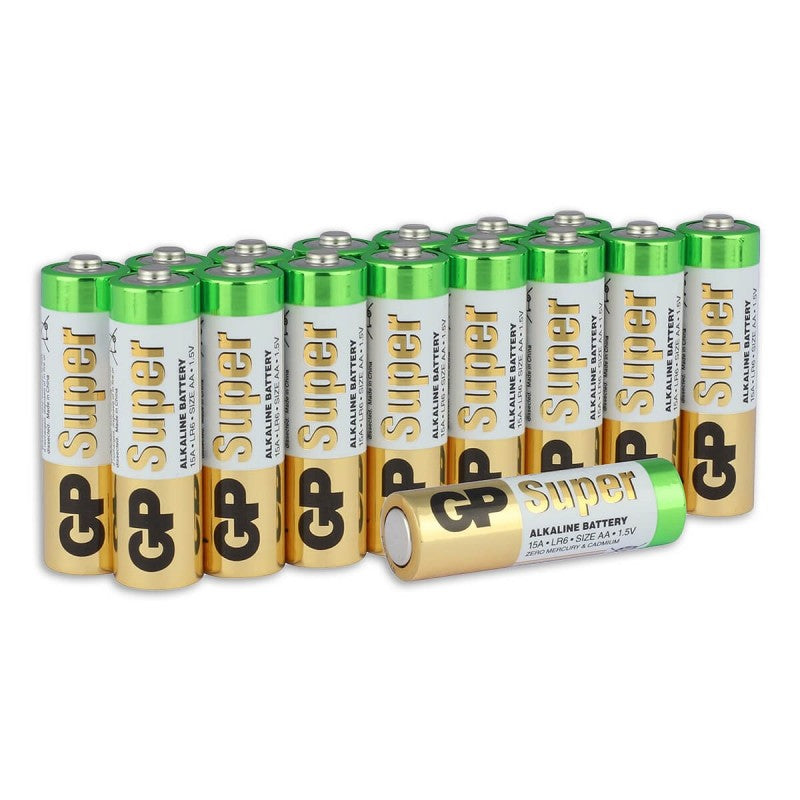 Super alkaline AA-batterijen 16PK