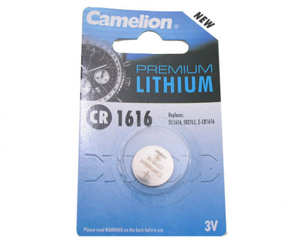 Camelion Knoopcel CR-1616 3V Lithium (hangverpakking)
