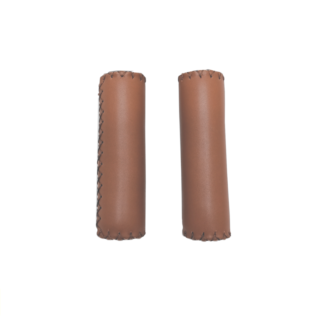 Falkx FALKX Brown Sugar handvatten bruin leer per paar (import).lengte: 125 125mm