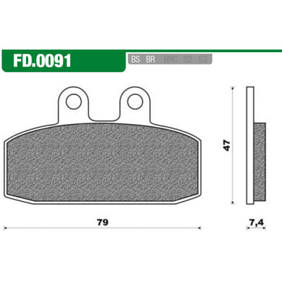 Newfren remblokset fd0091