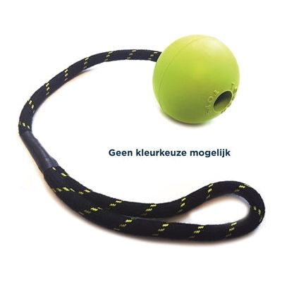 Happy pet Tough toys bal aan touw rubber