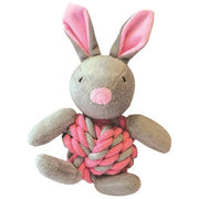 Little rascals Knottie bunny touwbal konijn roze - afbeelding 1