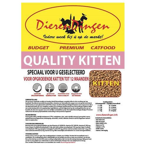 Budget premium catfood quality kitten