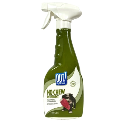 Out! No chew deterrent spray