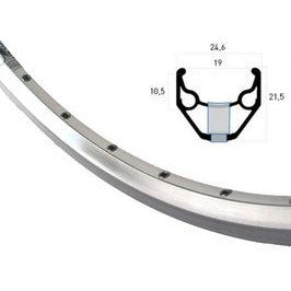 Rigida Velg 28 (622) Zac-2000 32 14 Zilver (Geslepen)