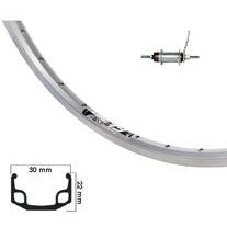 Achterwiel 28 (622) zac19 shimano remnaaf zilver