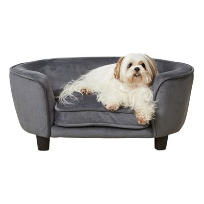 Enchanted pet Enchanted hondenmand sofa coco donkergrijs