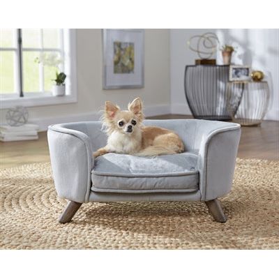 Enchanted pet Enchanted hondenmand sofa romy grijs