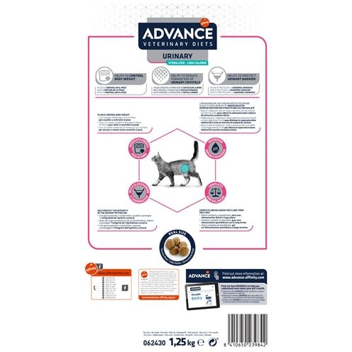 Advance Veterinary diet cat urinary sterilized minder calorie�n