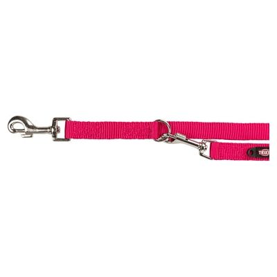 Trixie Hondenriem premium dubbelgestikt verstelbaar fuchsia
