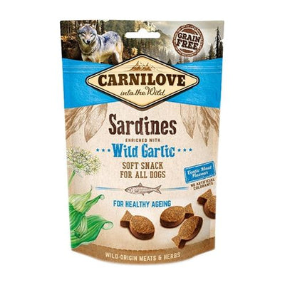 Carnilove Soft snack sardines wilde knoflook