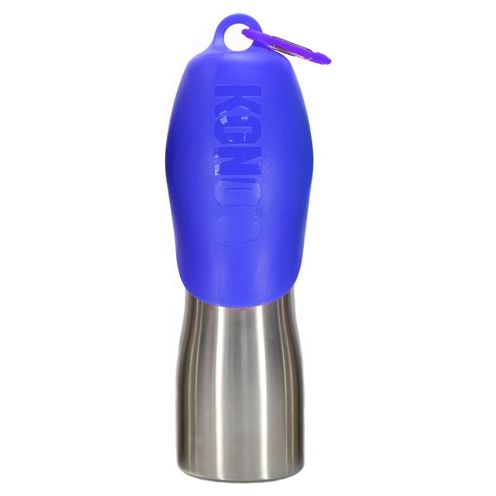 Kong H2o drinkfles rvs blauw