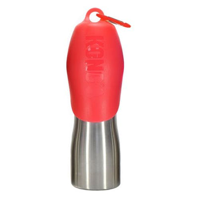 Kong H2o drinkfles rvs rood