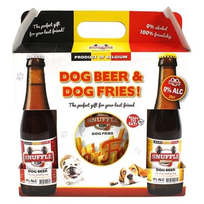 Snuffle Gift box hondenbier en patat