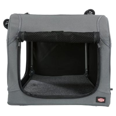 Trixie Soft kennel easy reisbench grijs