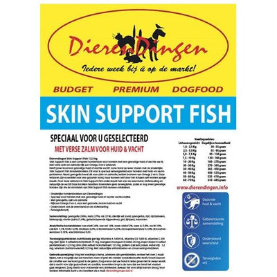 Budget premium dogfood skin support fish