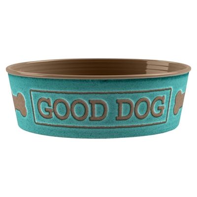 Tarhong Voerbak good dog melamine turquoise