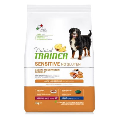 Natural trainer Dog adult medium maxi sensitive salmon glutenvrij