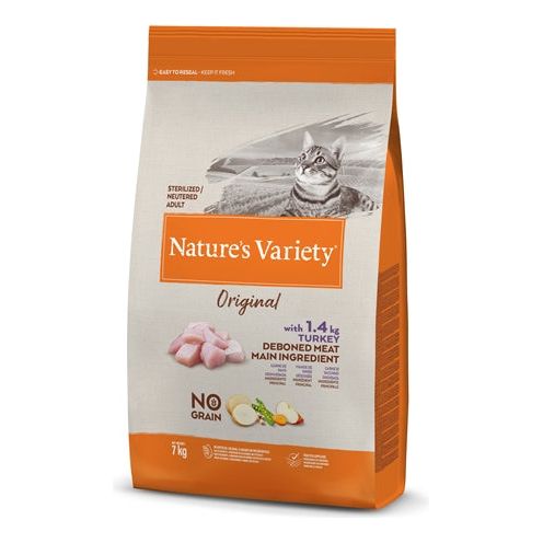 Natures variety Original sterilized turkey no grain