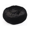 Foeiii Hondenmand cozy pluche relax donut zwart