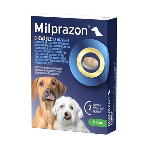 Krka Milprazon kauwtabletten ontwormingstabletten hond