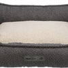 Trixie Be eco gerecycled hondenmand coline hoekig donkergrijs beige