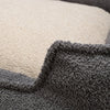 Trixie Be eco gerecycled hondenmand coline hoekig donkergrijs beige